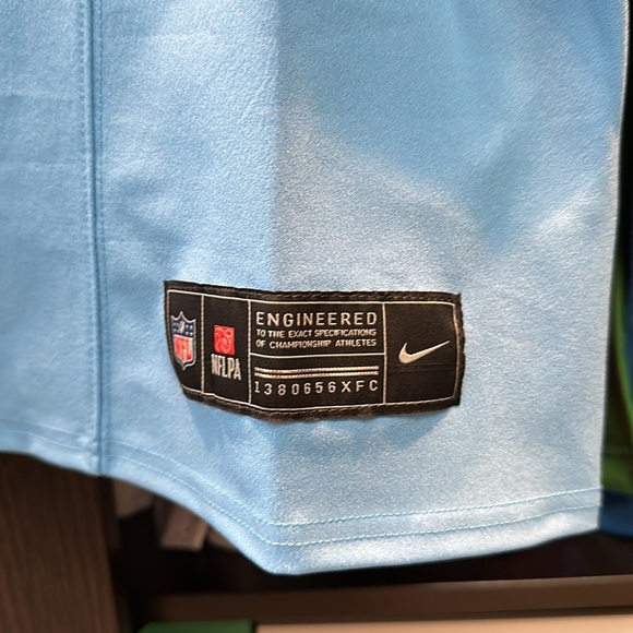 Derrick Henry Tennessee Titans Nike Oilers Throwback Vapor F.U.S.E. Elite Jersey - Picture 4 of 10